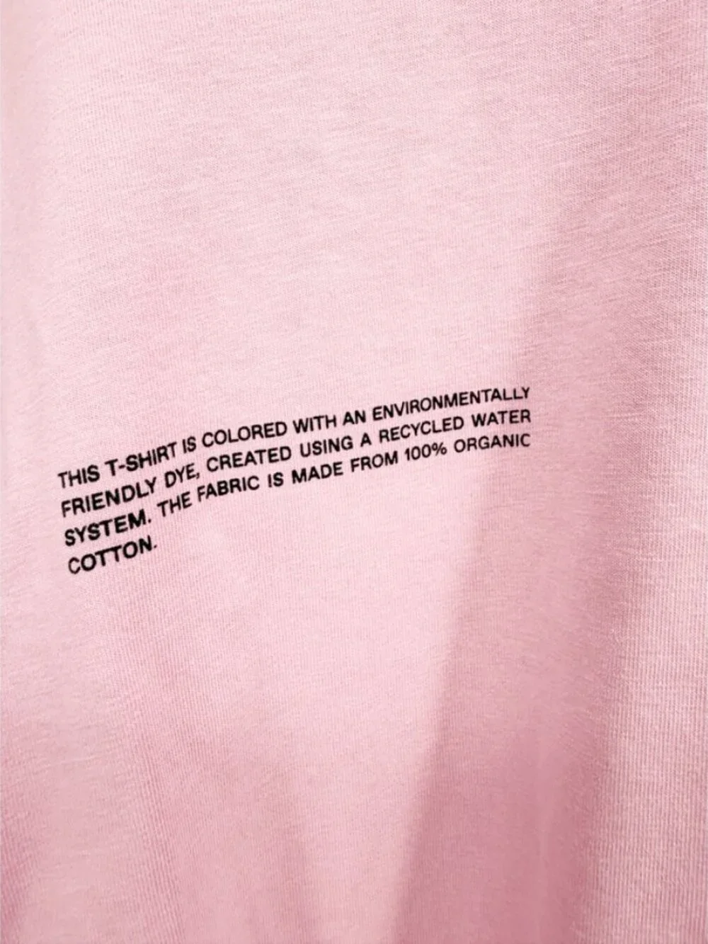 Pangaia Crew Neck Short Sleeve Crop Top Pink S - Picture 5 of 8
